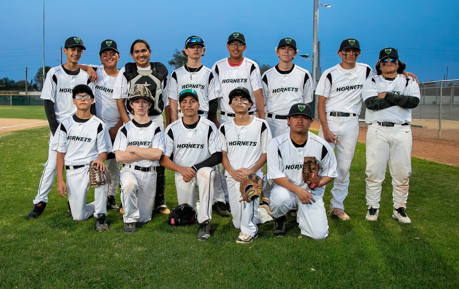 The Highland Prep West baseball team