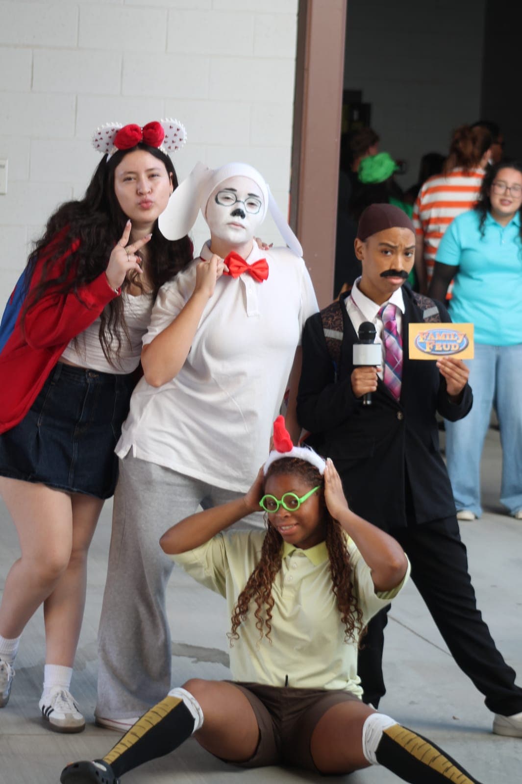 Highland Prep West students dressed up for a school spirit day