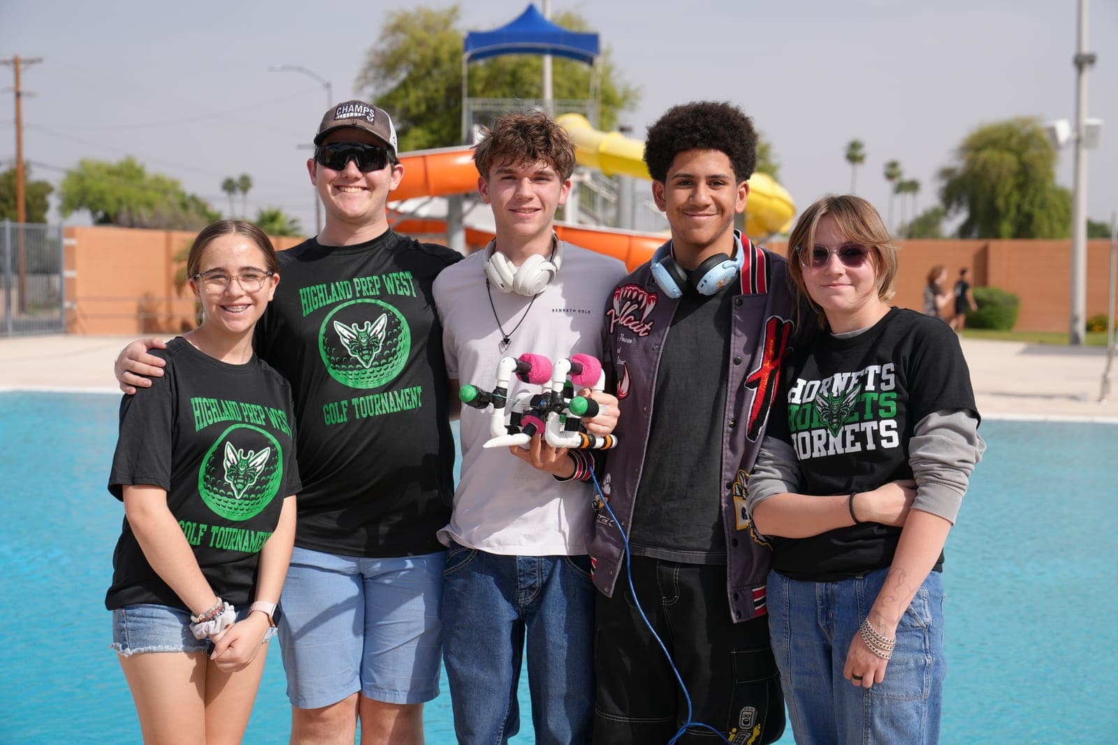 Highland Prep West SeaPerch underwater robotics team